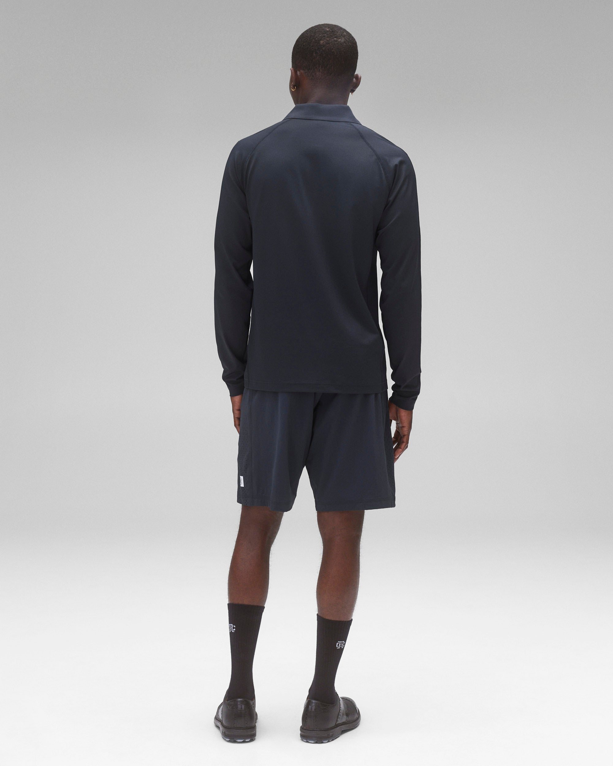 Tech Pique Playoff Long Sleeve Polo - Vault