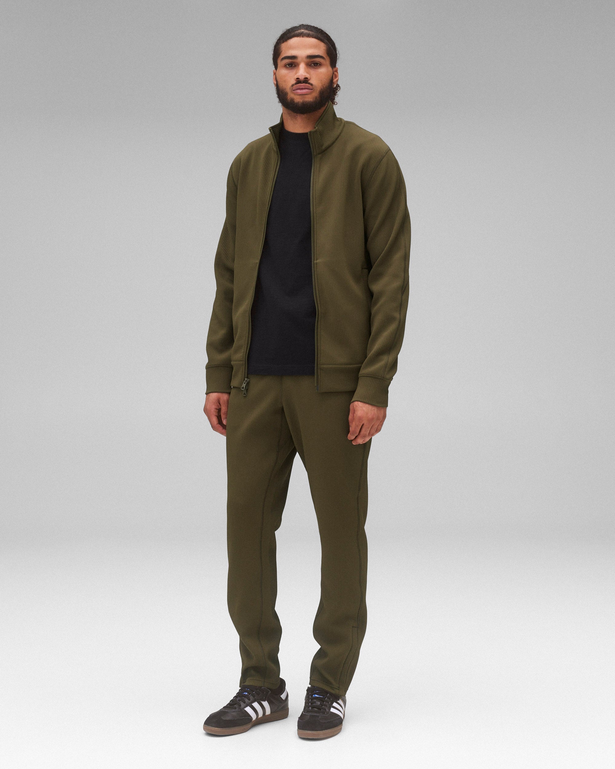 Double Knit Rally Slim Track Jacket