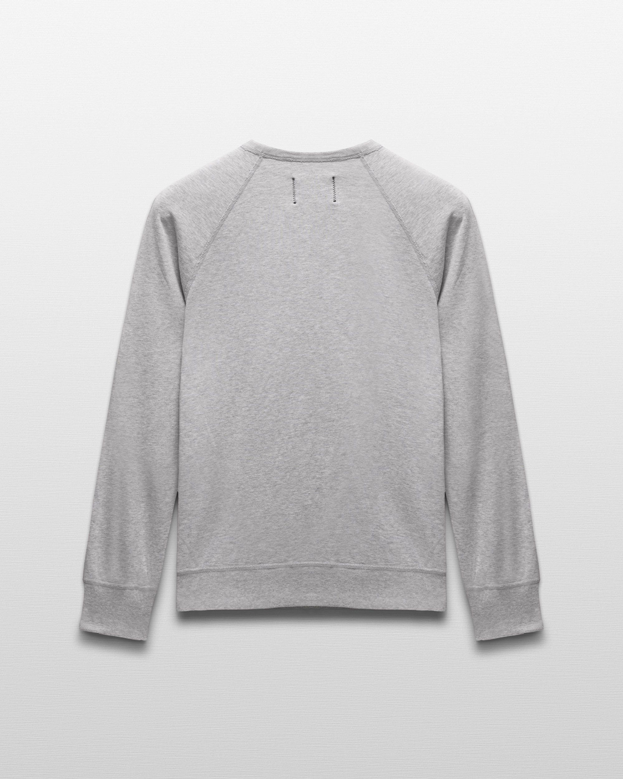 Lightweight Terry Slim Crewneck