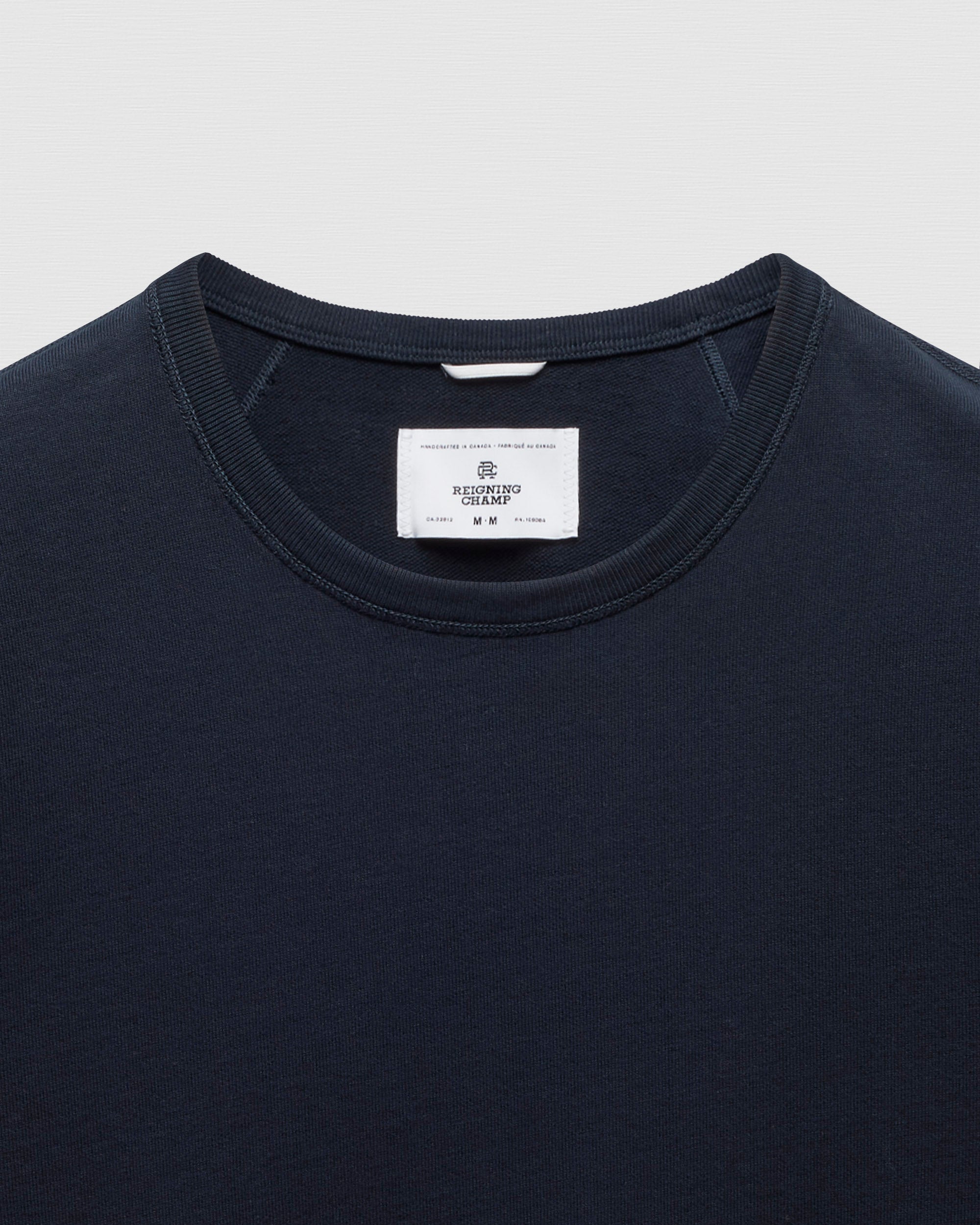 Lightweight Terry Slim Crewneck