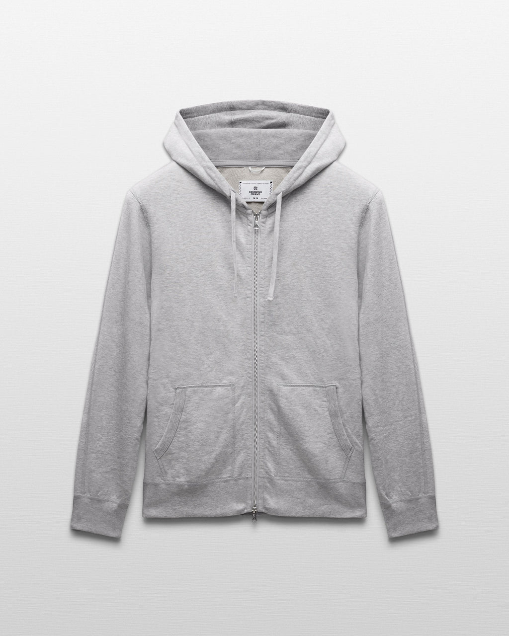 Lightweight Terry Slim Zip Hoodie
