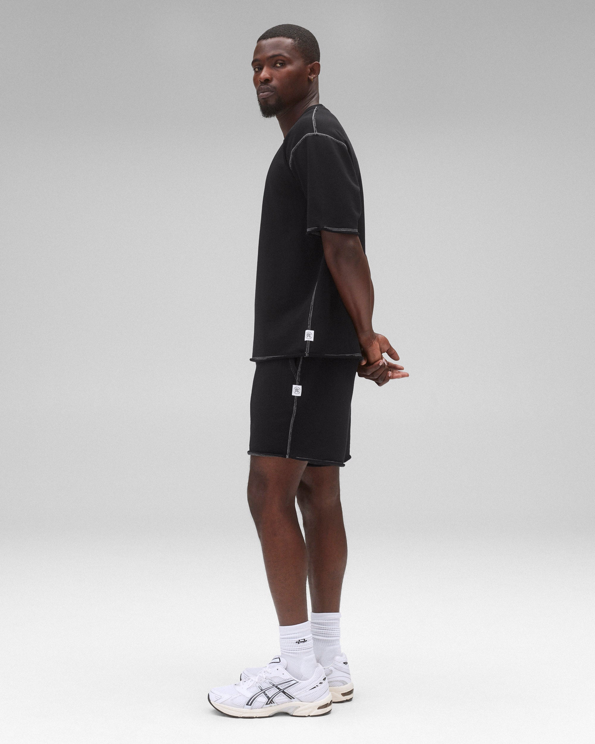 Lightweight Terry Cut-Off Relaxed T-Shirt