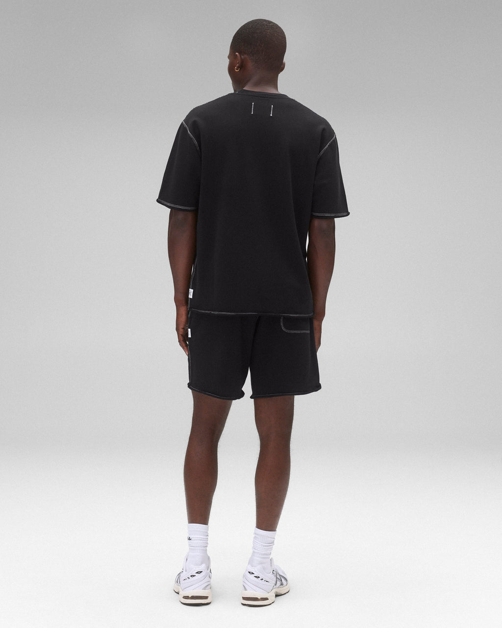 Lightweight Terry Cut-Off Relaxed T-Shirt