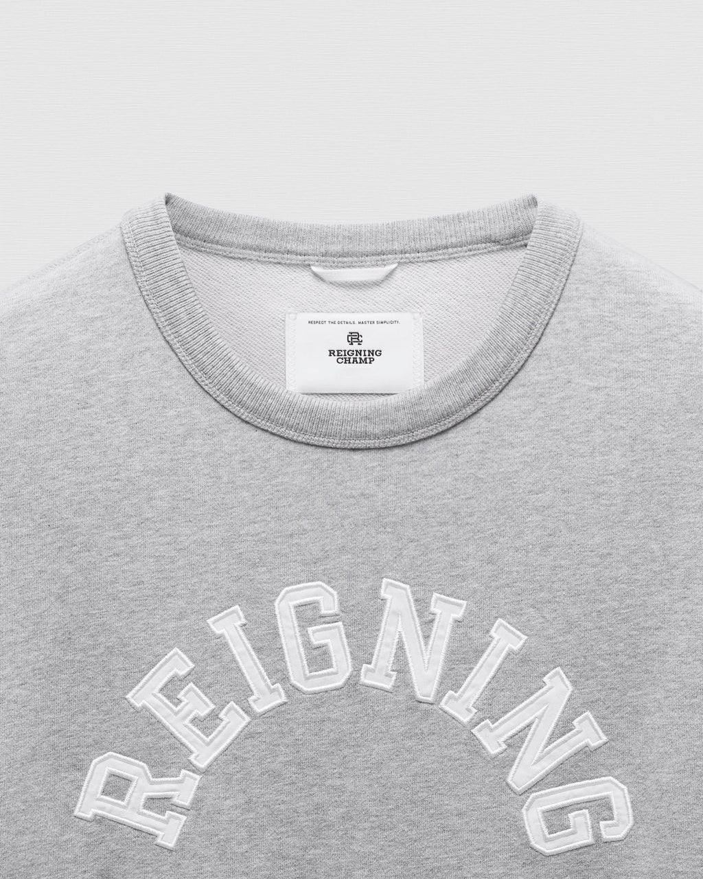 Midweight Terry Arch Logo Standard Crewneck
