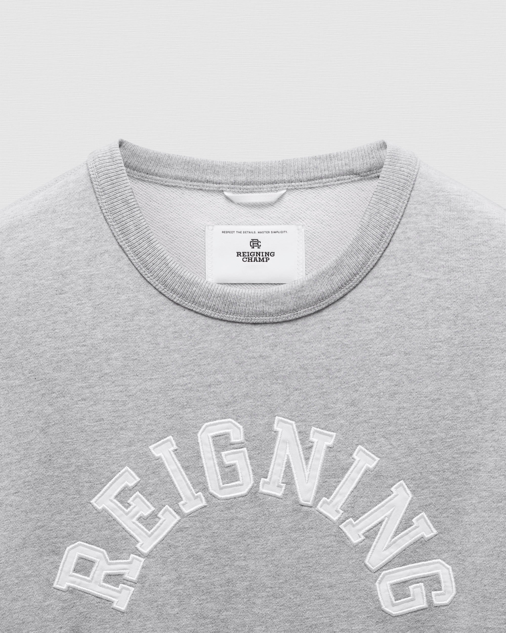 Midweight Terry Arch Logo Standard Crewneck