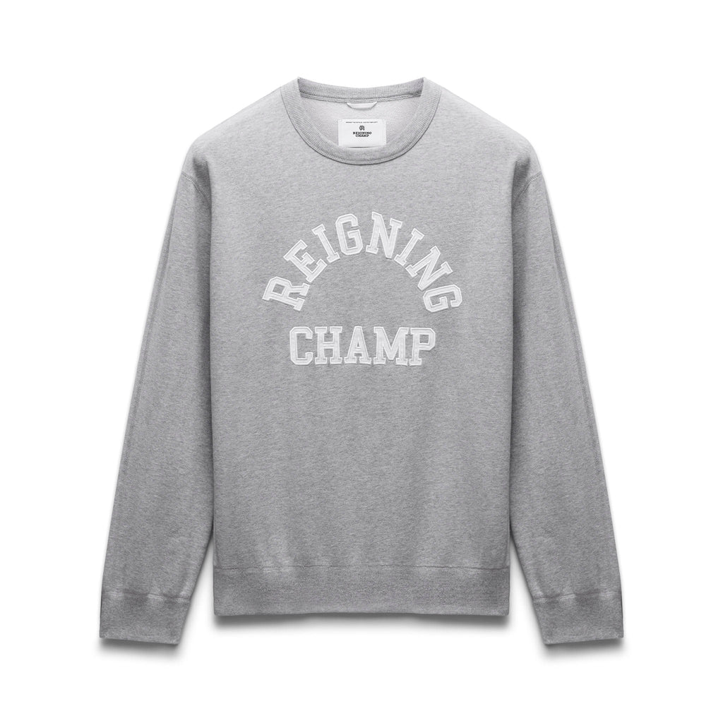 Midweight Terry Arch Logo Standard Crewneck