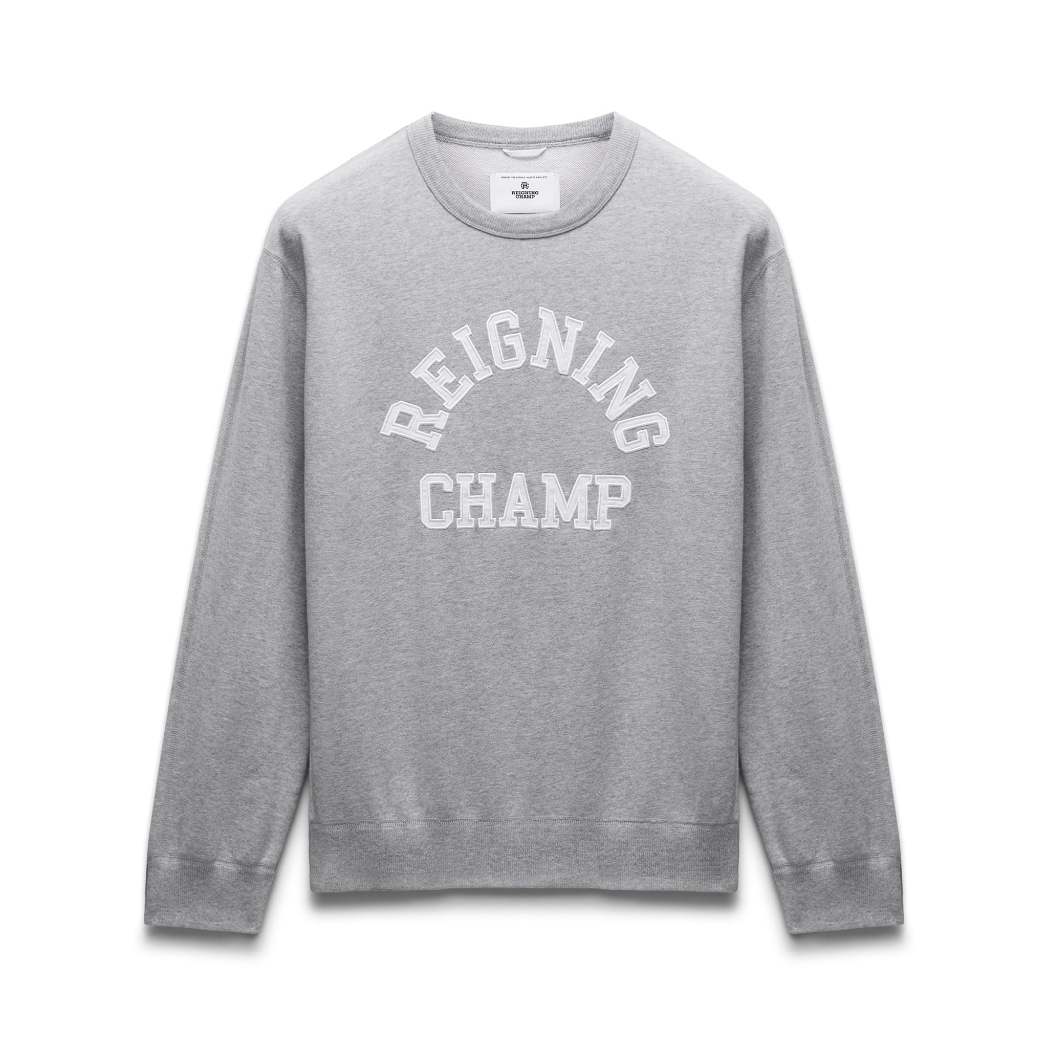 Midweight Terry Arch Logo Standard Crewneck