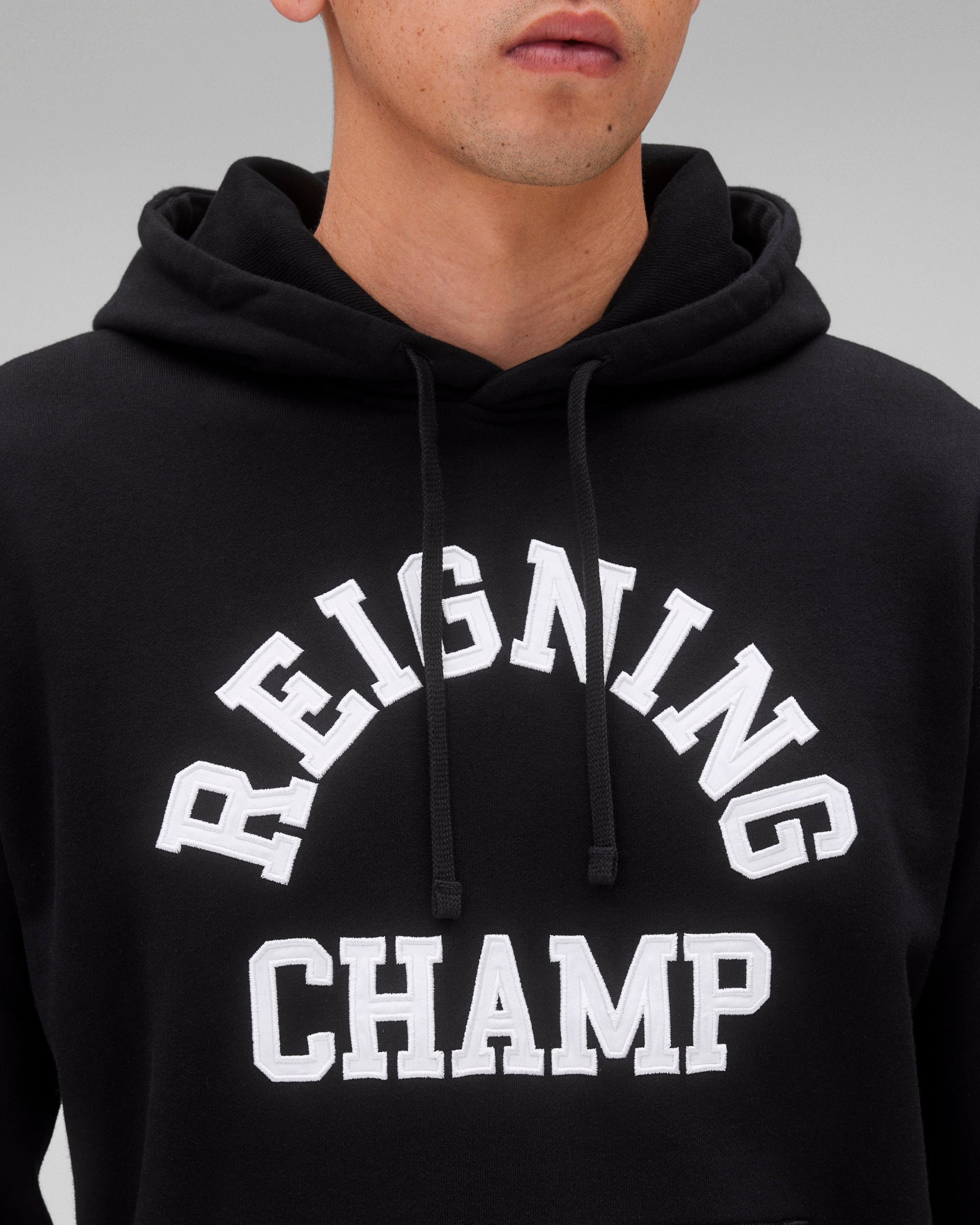 Midweight Terry Arch Logo Standard Hoodie
