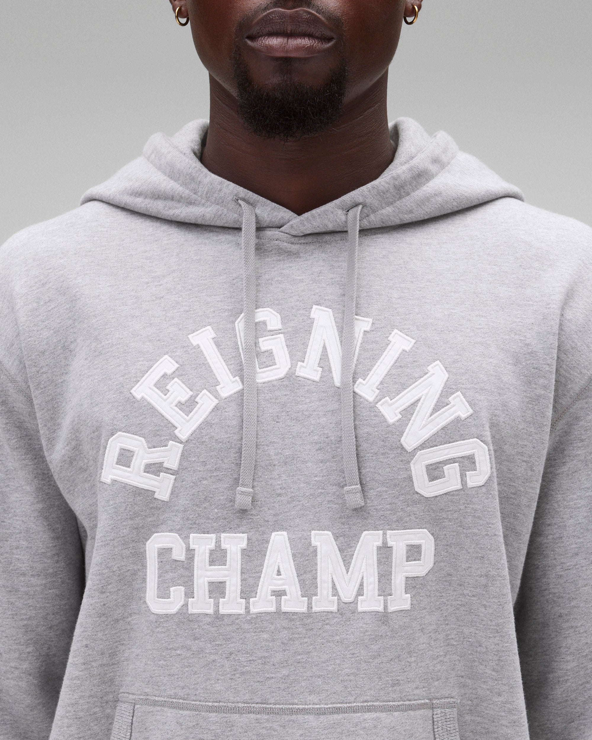 Midweight Terry Arch Logo Standard Hoodie