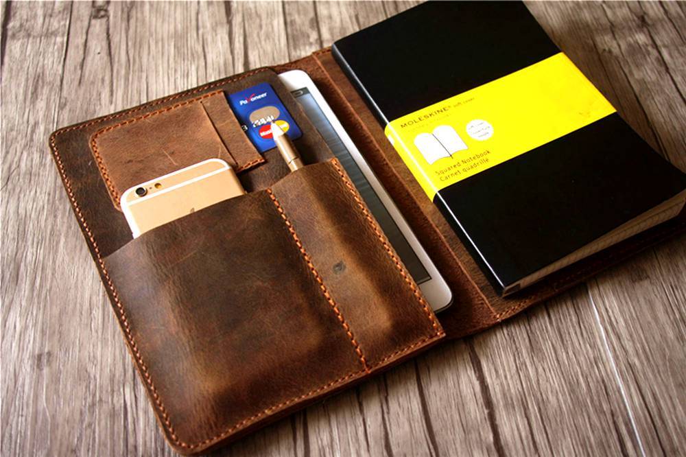 Vintage Leather Refillable Journal Cover