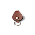 Leather Guitar Pick Holder - Medium Brown