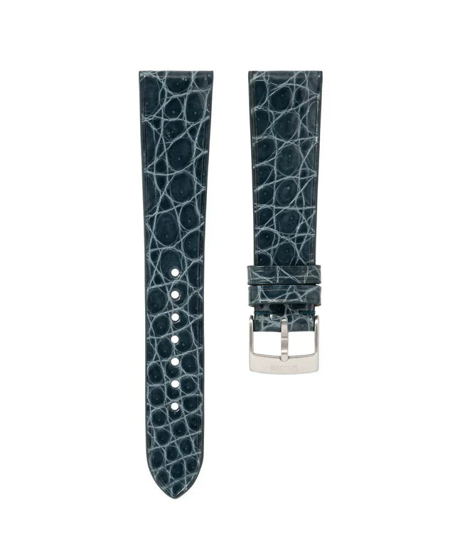 Matte Mahogany Alligator Flank Stitchless Strap