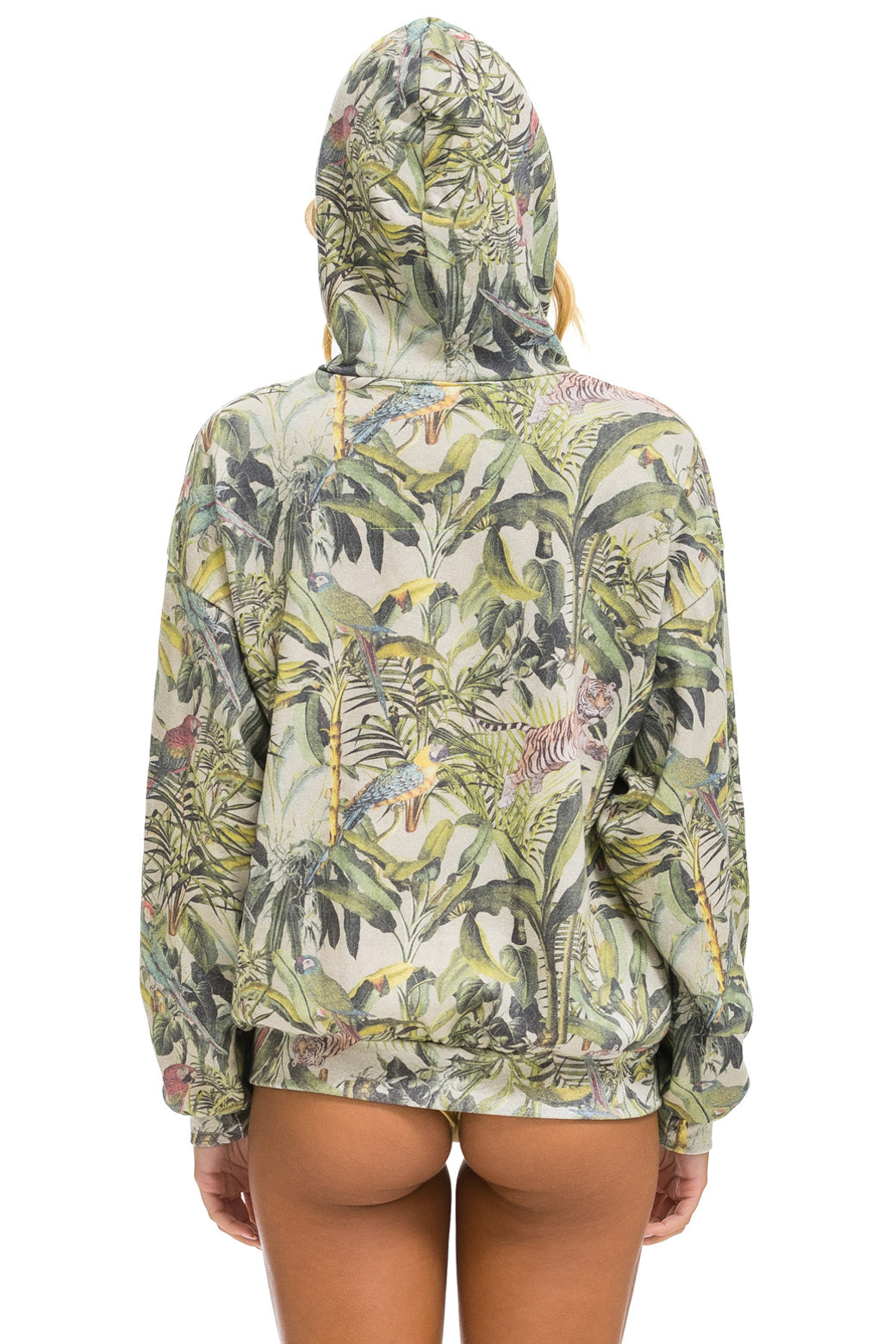 JUNGLE RELAXED PULLOVER HOODIE - SAND