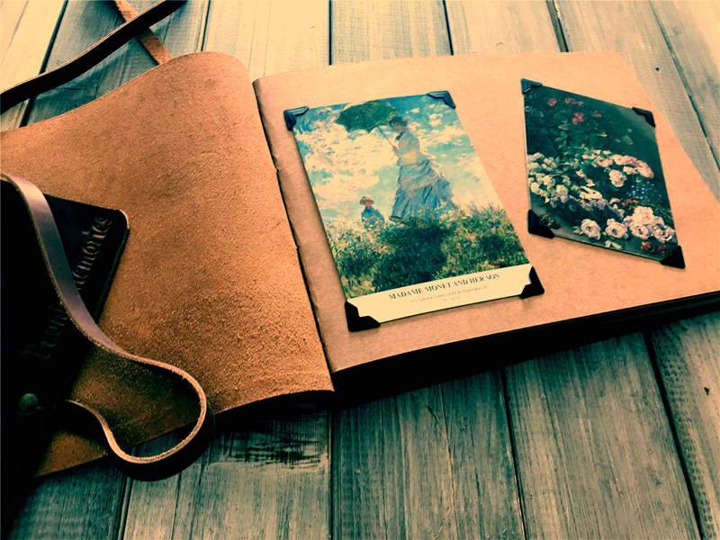 Personalized Leather Wedding Memory Book Photo Alum