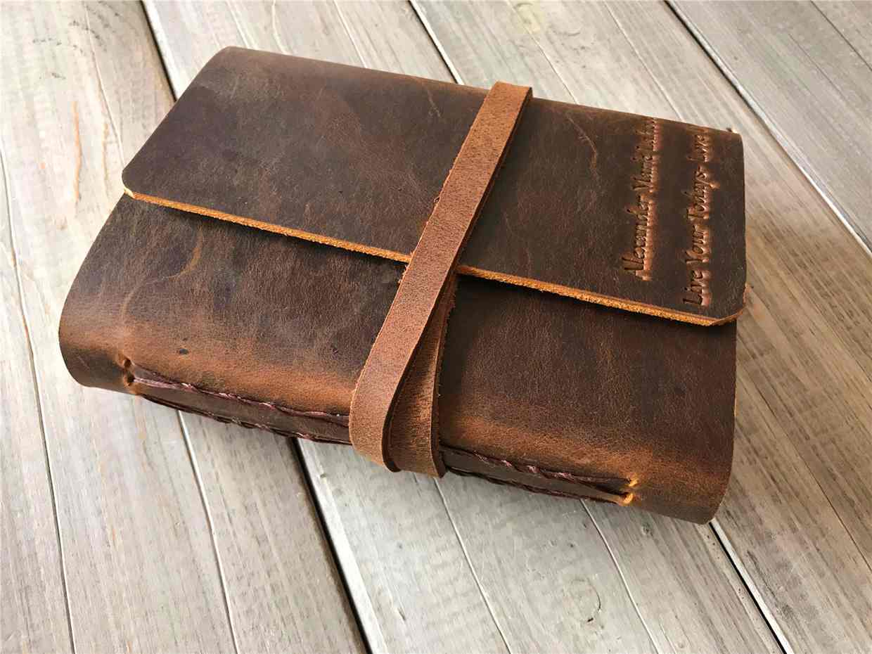 Custom Unlined Leather Sketchbook