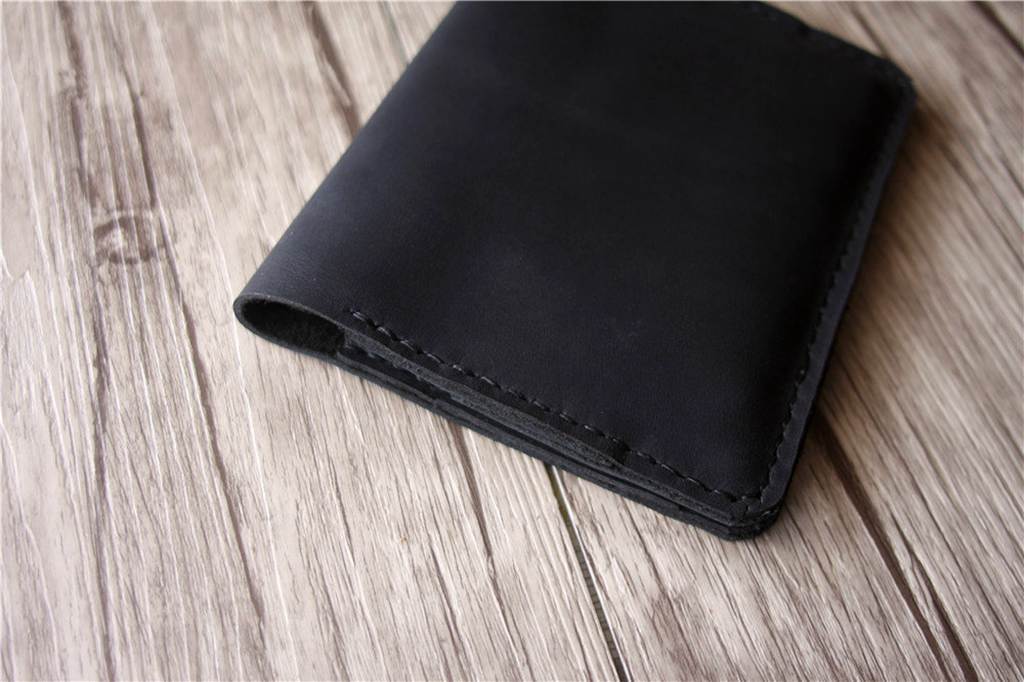 Personalized Leather Mens Passport Cover Wallet