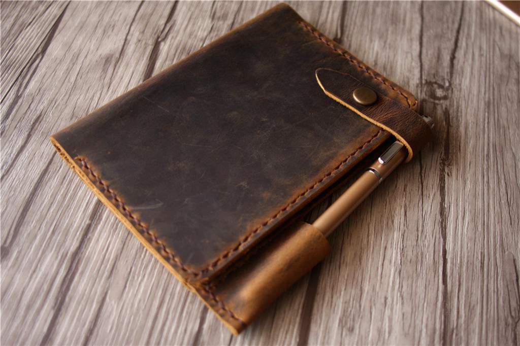 Handmade Leather Passport Holder Wallet