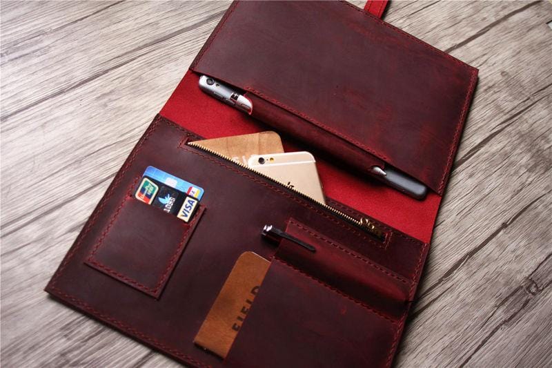Leather Macbook Air Laptop Sleeve Handmade