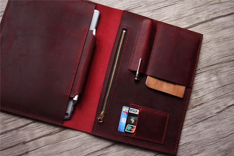 Leather Macbook Air Laptop Sleeve Handmade