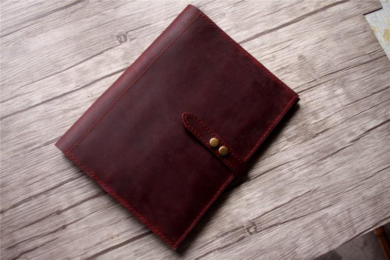 Leather Macbook Air Laptop Sleeve Handmade