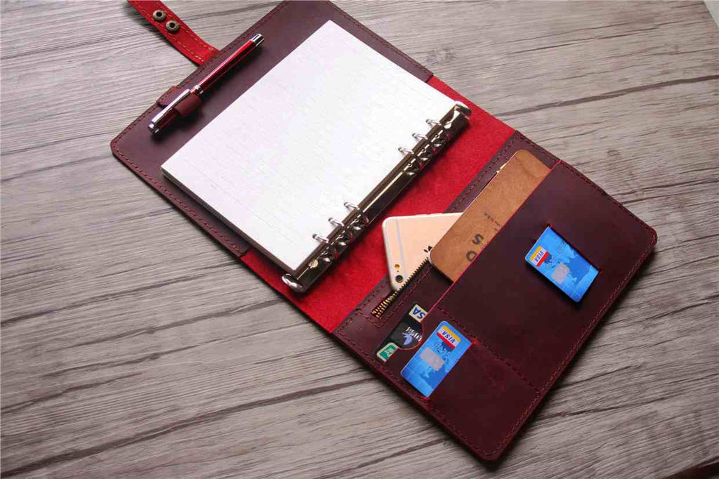 Leather Birthday Party Planner Journal
