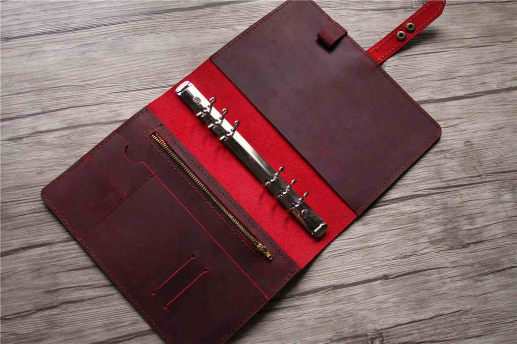 Leather Birthday Party Planner Journal