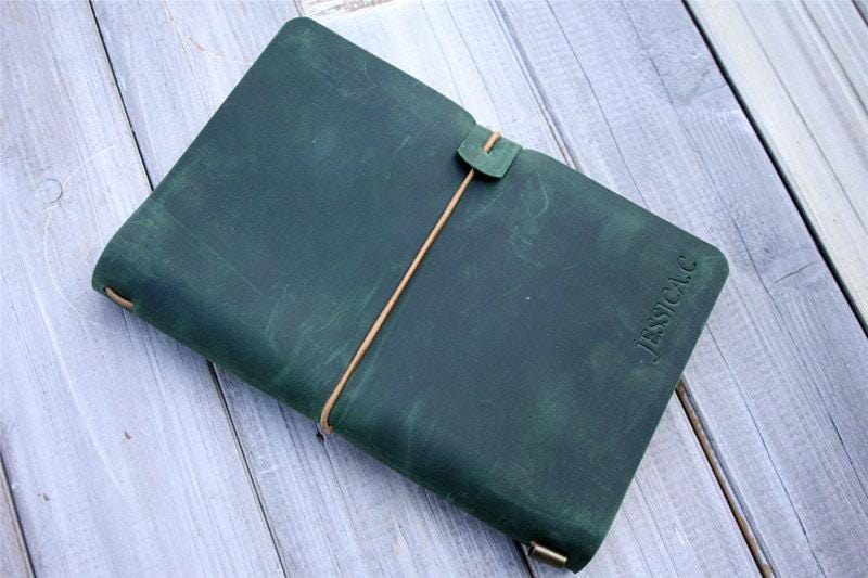 Green Leather A5 Traveler's Notebook