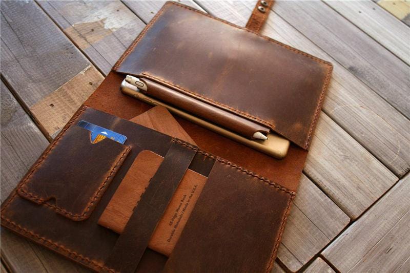 Personalized Leather iPad Mini Case Cover