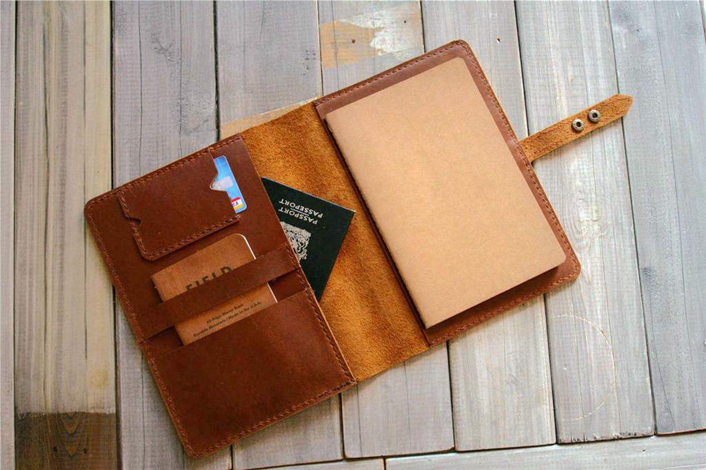 Personalized B5 Notebook Cover Leather A4 Document Holder