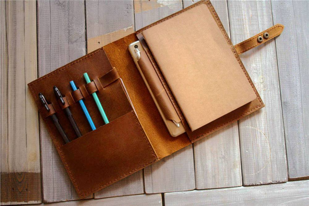 Handmade A5 Leather Sketchbook Cover