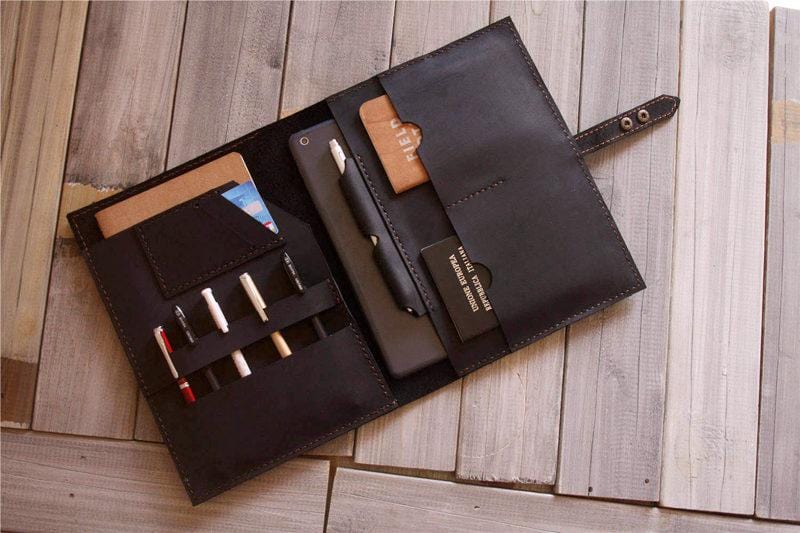 Leather Macbook Pro Case Engraved Laptop Sleeve