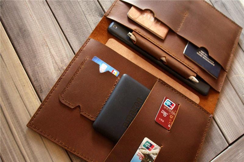 Custom Leather Surface Go Holder Sleeve