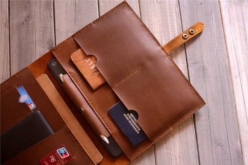 Custom Leather Surface Go Holder Sleeve