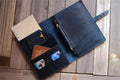 Engraved Leather iPad Pro Case Portfolio with Pencil Holder