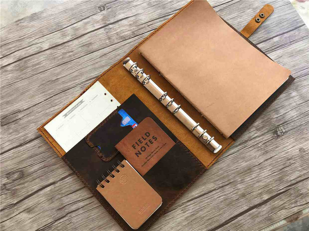 Custom Refillable Leather Notebook