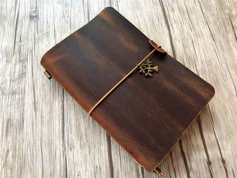 Personalized Leather Traveler's Notebook Passport