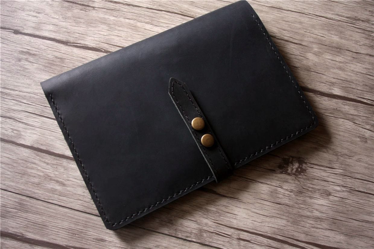 Leather Wedding Planner Notebook Binder