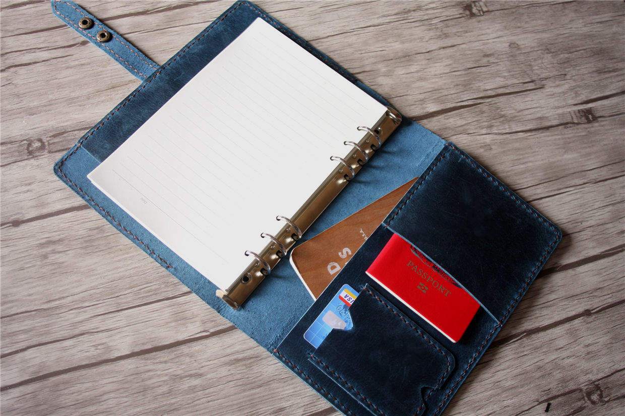 Leather Paper Planner Notebook Binder