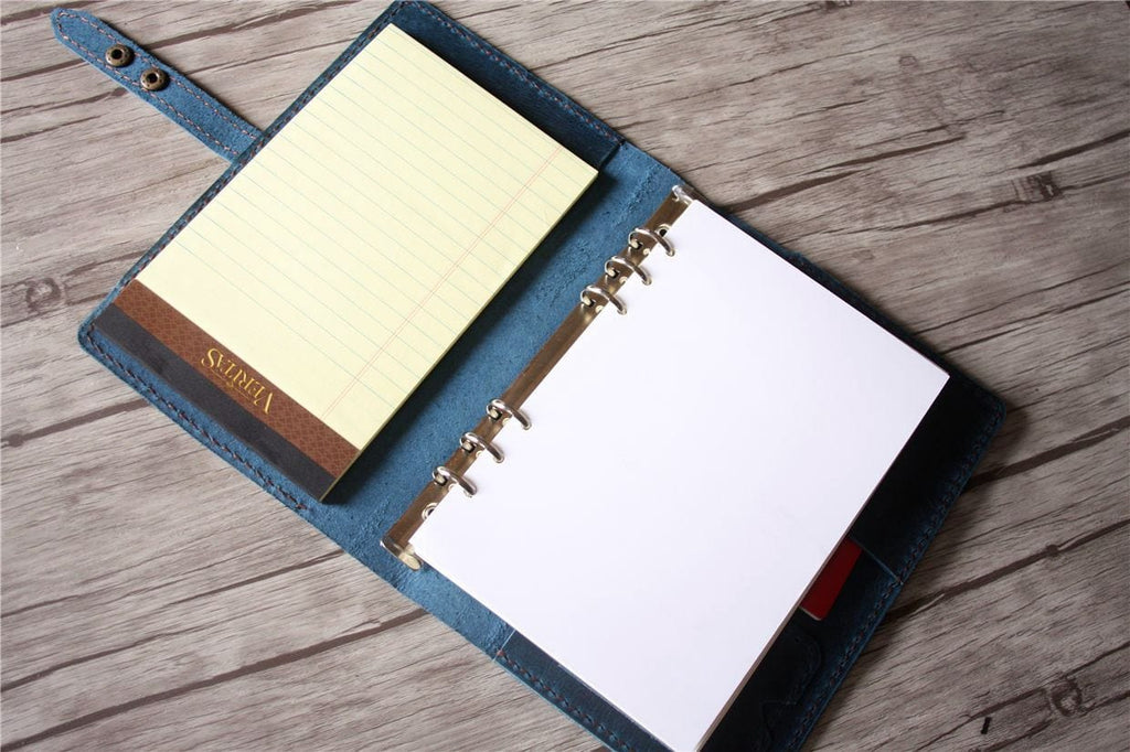 Leather Paper Planner Notebook Binder