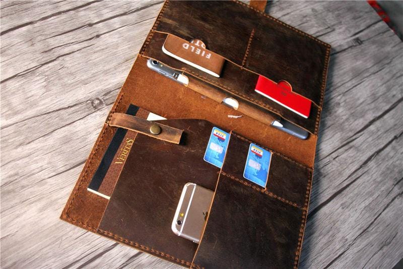 Custom vintage leather Business Portfolio