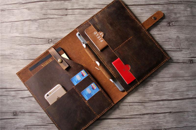 Custom vintage leather Business Portfolio