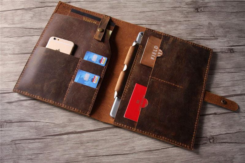 Custom vintage leather Business Portfolio