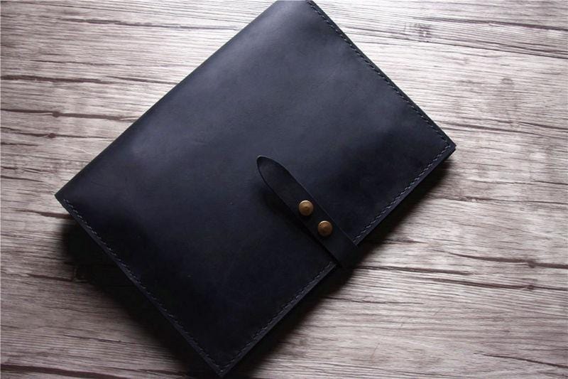 Macbook Air 13 inch Sleeve Black Leather