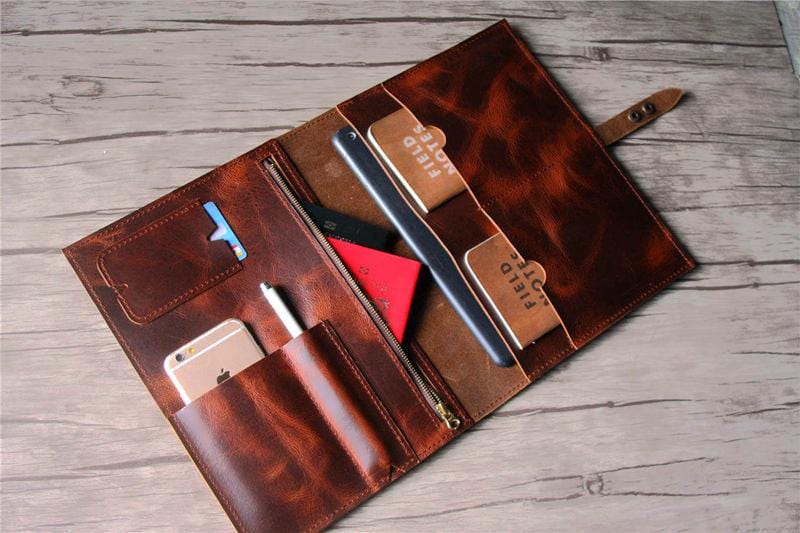 Handcrafted Leather Surface Sleeve Bag
