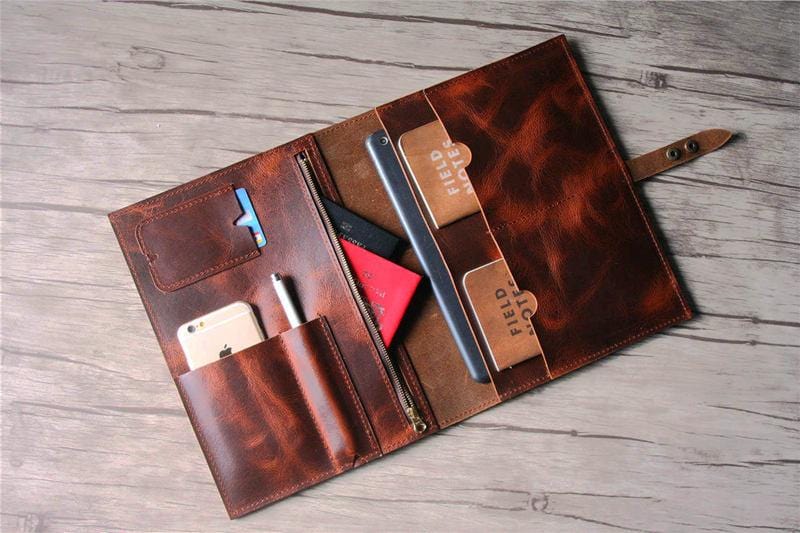 Handcrafted Leather Surface Sleeve Bag