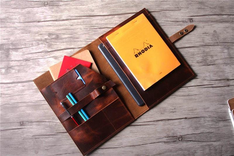 Personalized Leather iPad Air Sleeve Case