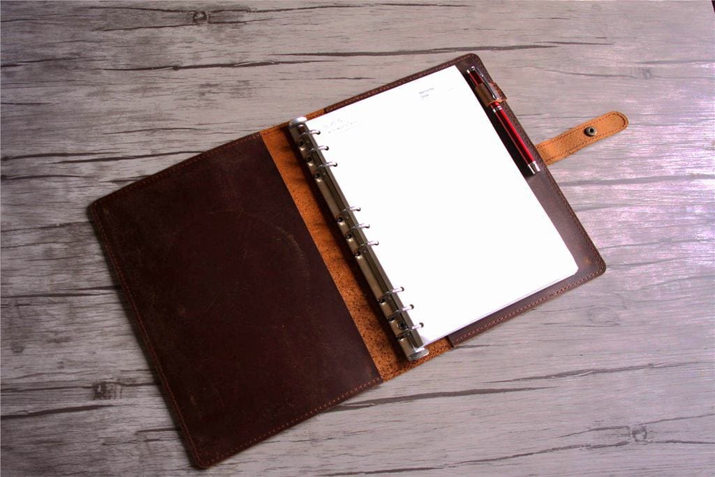 Leather Custom Daily Planner Journal
