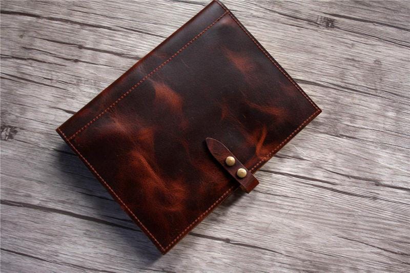 Personalized Leather iPad Air Sleeve Case