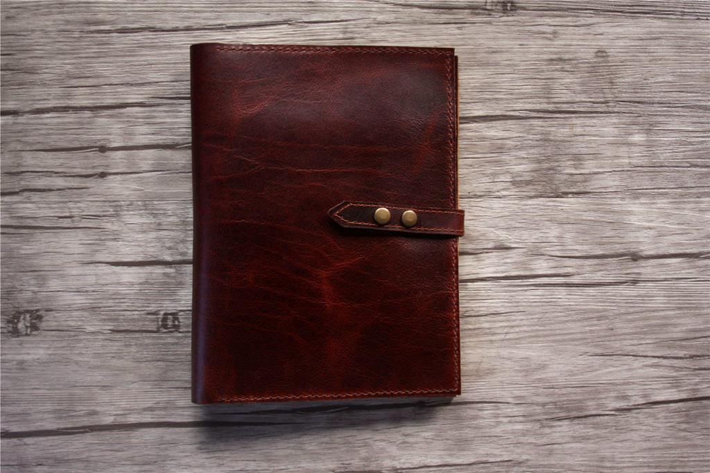 Rustic Leather Binder Planners for Women