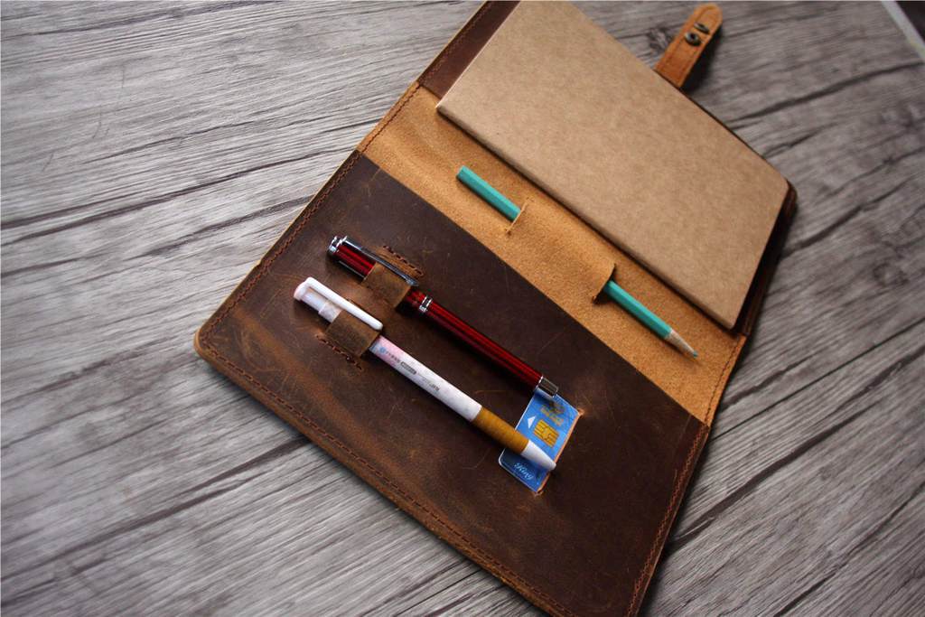 Personalized Journal Cover Leather Notebook Case